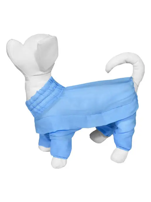 PetShop Комбинезон для собак от клещей китайскаяхохлатая Yami-Yami, голубой, фото 2