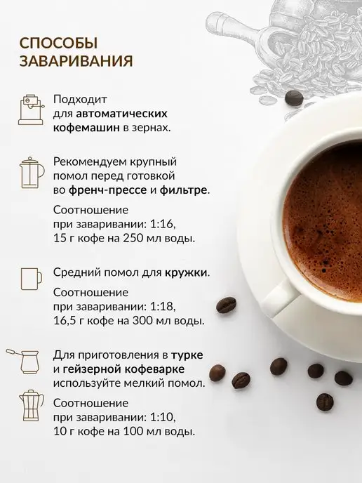Colors coffee Кофе в зернах 1кг Ирландский крем, 1 кг, фото 5