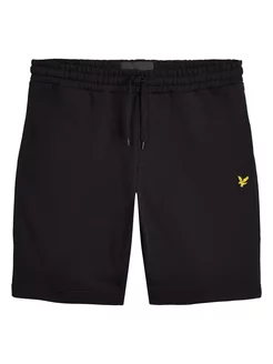 Шорты спортивные черные хлопок 100% Lyle & Scott 39309422 купить за 2 905 ₽ в интернет-магазине Wildberries