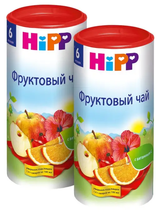 Hipp Чай гранулированный, фенхелевый, с 4 месяцев, 2х200г, 2x200