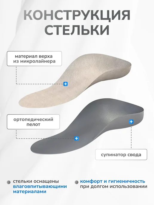 LivCity Стельки ортопедические детские при вальгусе варусе, бежевый, фото 4