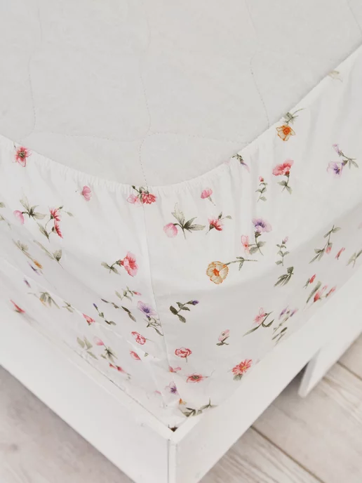 Lili Home Простыня на резинке 160х200 хлопок Флоренция, 160x200, фото 3