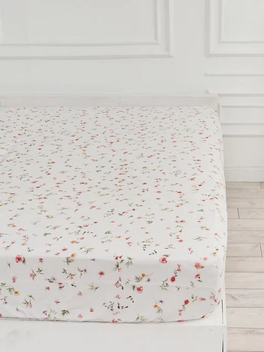 Lili Home Простыня на резинке 160х200 хлопок Флоренция, 160x200, фото 4