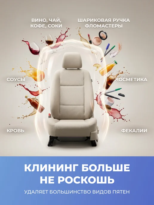 SOJEL Очиститель салона автомобиля пенный 1 литр, вариант, фото 4