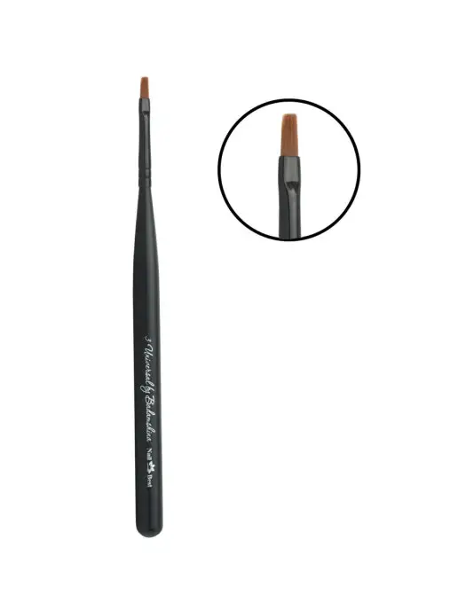 Nail Best Кисть для моделирования гелем Universal 3, черный, фото 8