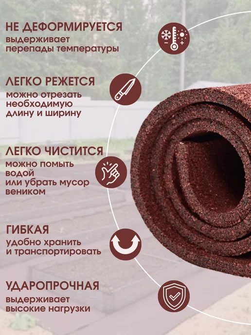 Ваша дача Садовая дорожка в рулоне между грядками 6 м, 2 м, в упаковке 8,2 кг, фото 3