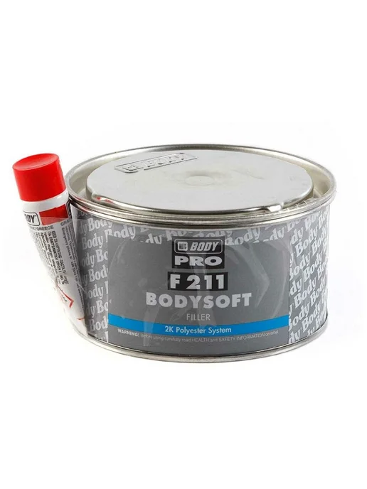 HB BODY PRO F211 Soft Универсальная шпатлевка, 1 кг, фото 3