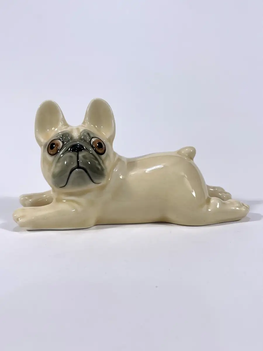 Фарфоровая фигурка французский бульдог Ceramic Fauna 39488740 купить за 1  344 ₽ в интернет-магазине Wildberries