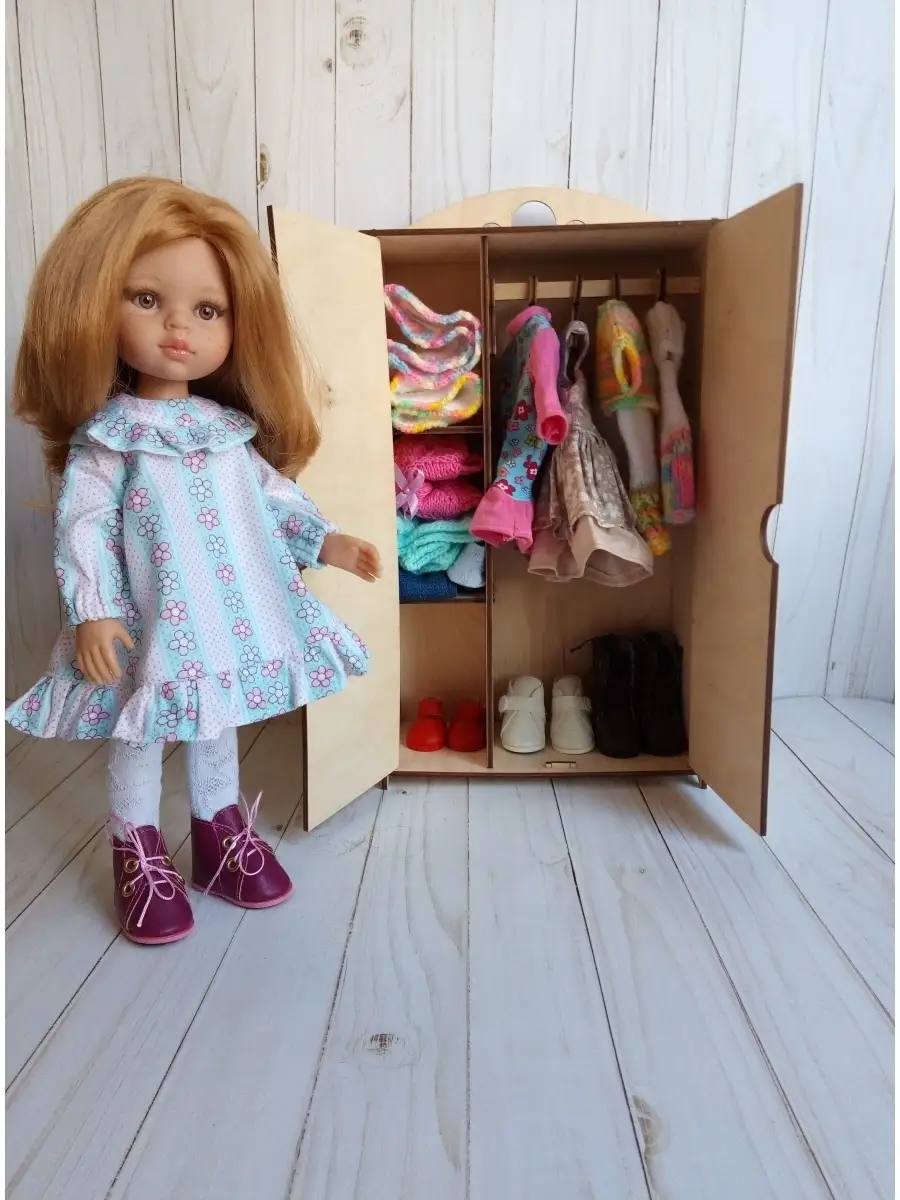 Как сделать шкаф для кукол?