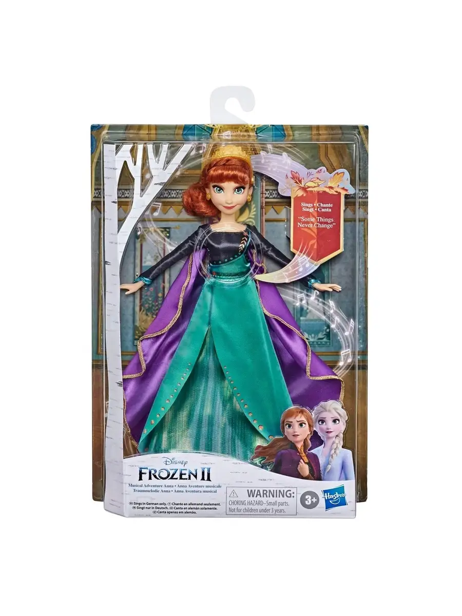 Кукла Disney Frozen Холодное Сердце 2 Музыкальная Анна Hasbro Frozen  39540424 купить в интернет-магазине Wildberries