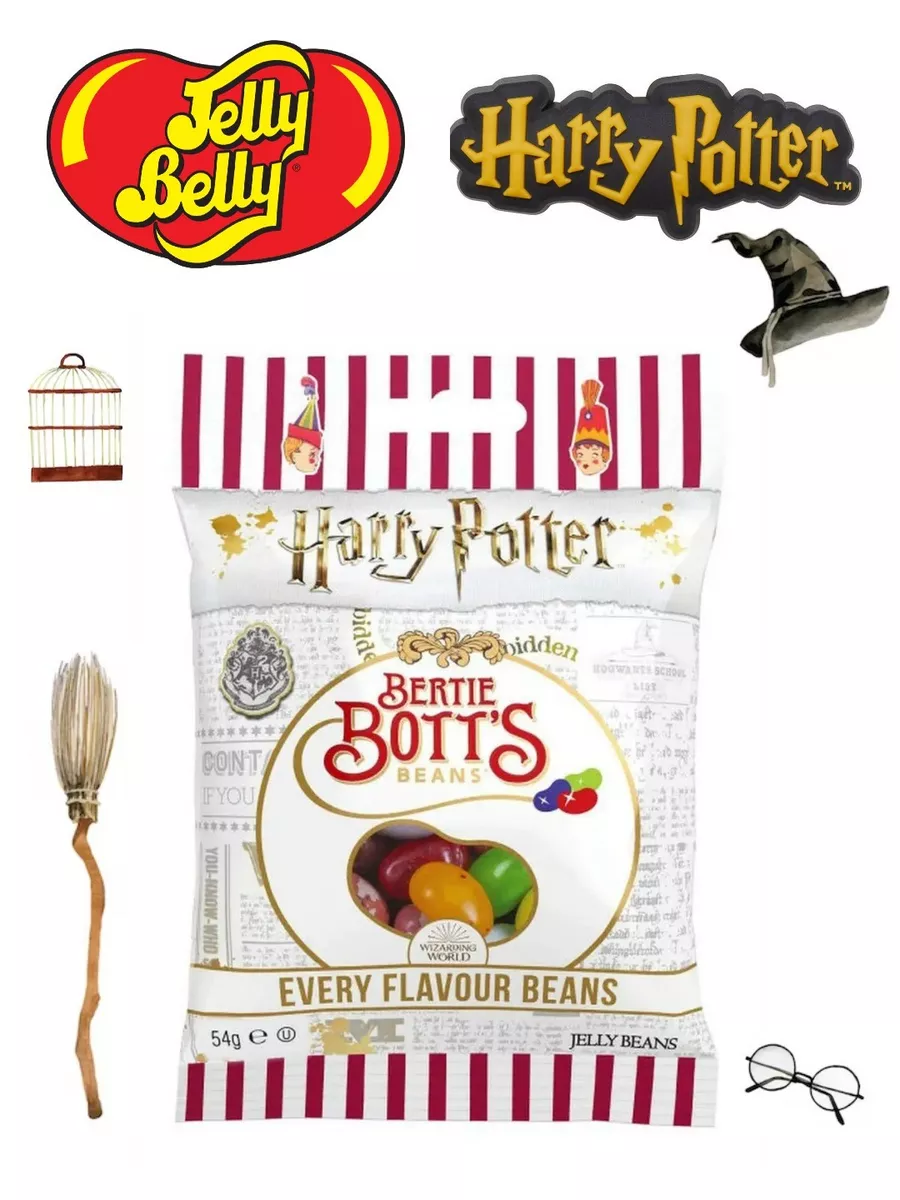 Jelly Belly,Бобы Bertie Botts из Harry Potter, 54 гр. Jelly Belly 39566711  купить за 533 ₽ в интернет-магазине Wildberries