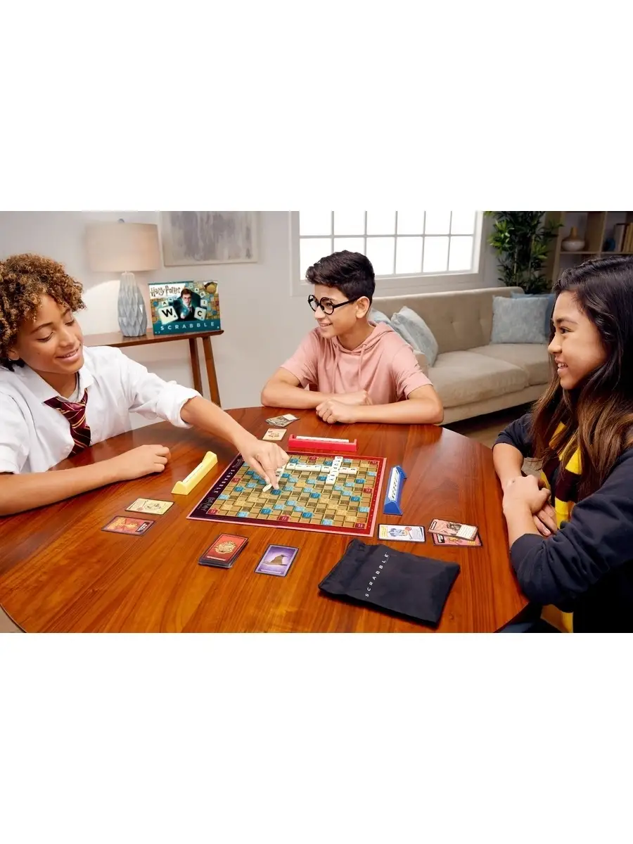 Игра настольная Mattel Games Scrabble Гарри Поттер GYX13 MATTEL GAMES  39613855 купить за 2 109 ₽ в интернет-магазине Wildberries