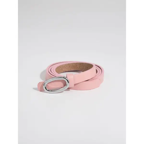 Ремень женский/тонкий/ширина 1,4 см/гвоздик/длина 105 см