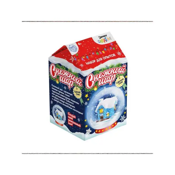 Набор для опытов/Снежный Шар/Развивающий игровой/Детский/Химические опыты
