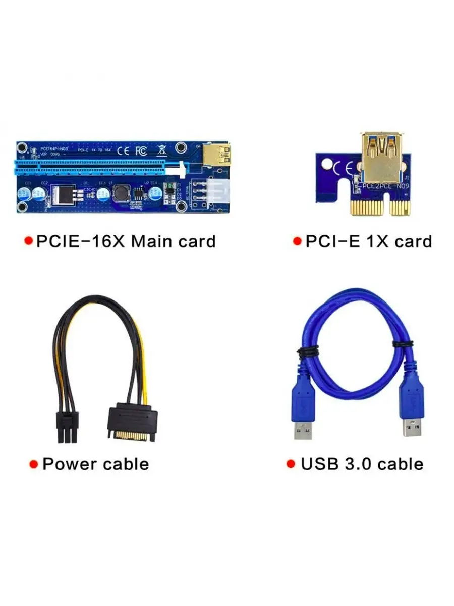 Райзер /pci riser/ ver 009S для майнинга 2EMARKET 39653589 купить за 943 ₽  в интернет-магазине Wildberries