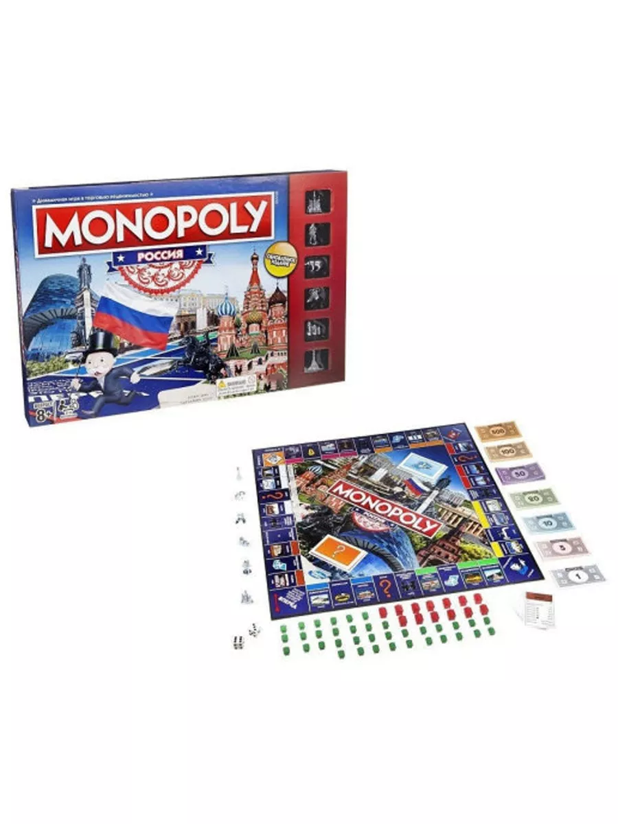 Настольная игра Монополия Россия MONOPOLY 39655080 купить за 1 106 ₽ в  интернет-магазине Wildberries