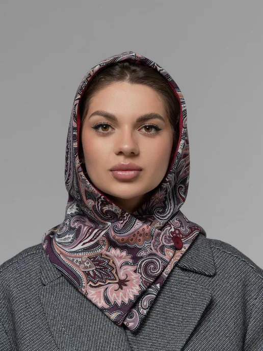 Valeur Осенний капор на пуговицах с манишкой, вариант