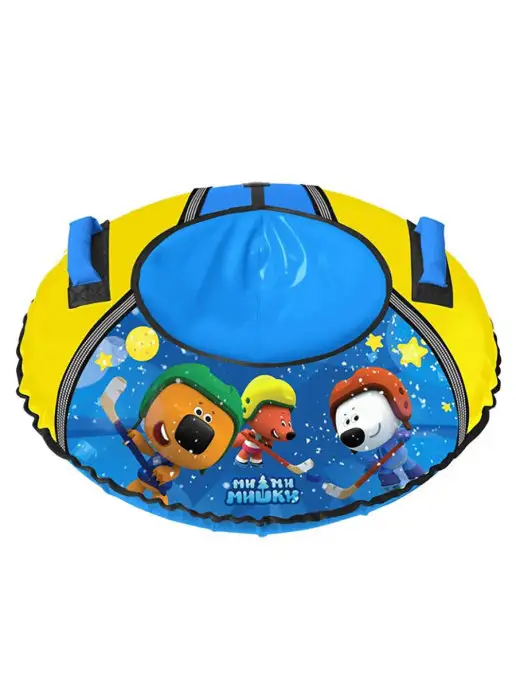 Nika Kids Тюбинг детский 80 см ватрушка для катания МиМиМишки, синий