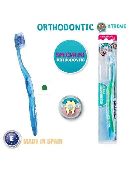 Pierrot Oral Care Зубная щётка Pierrot Xtreme Orthodontic, зеленый
