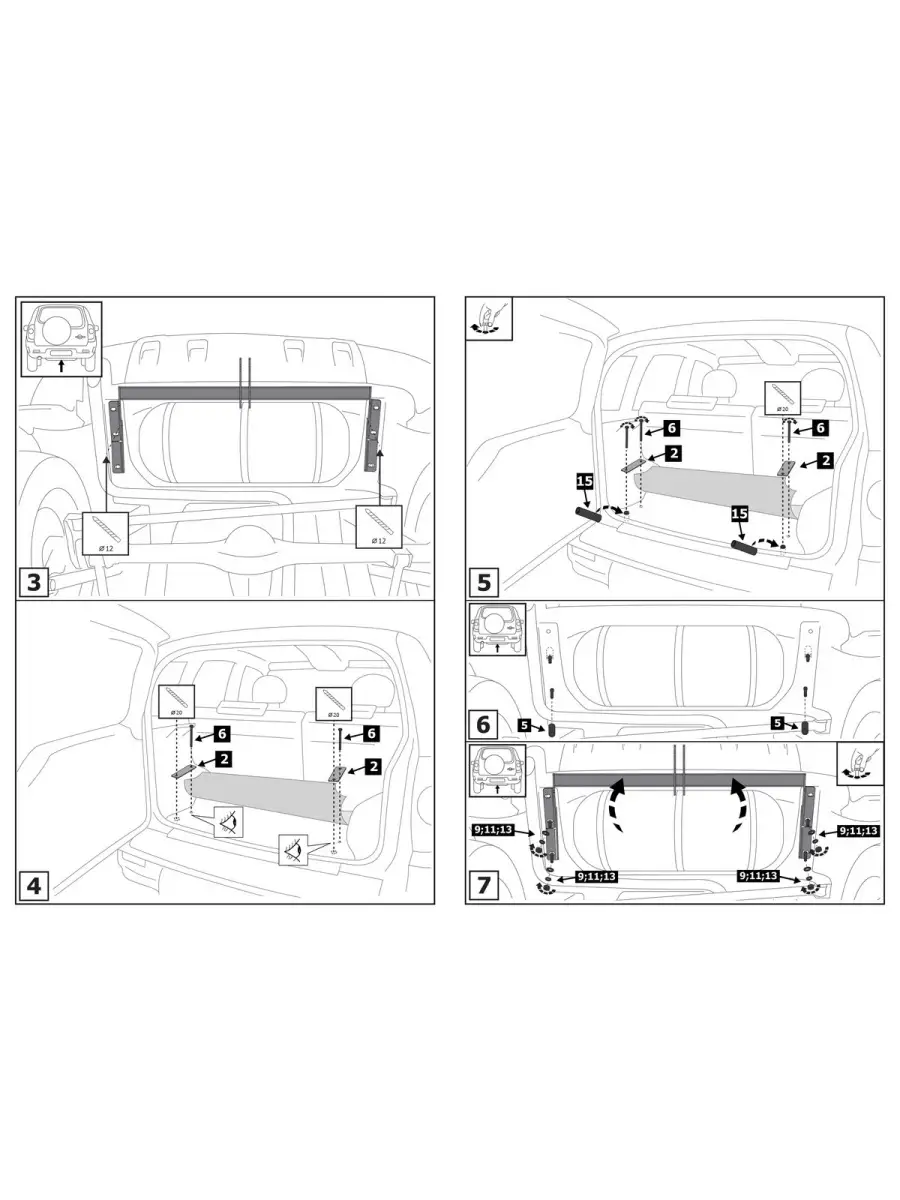 Фаркоп для Chevrolet Niva 2123 / Niva Travel «Лидер плюс» TVAZ18A