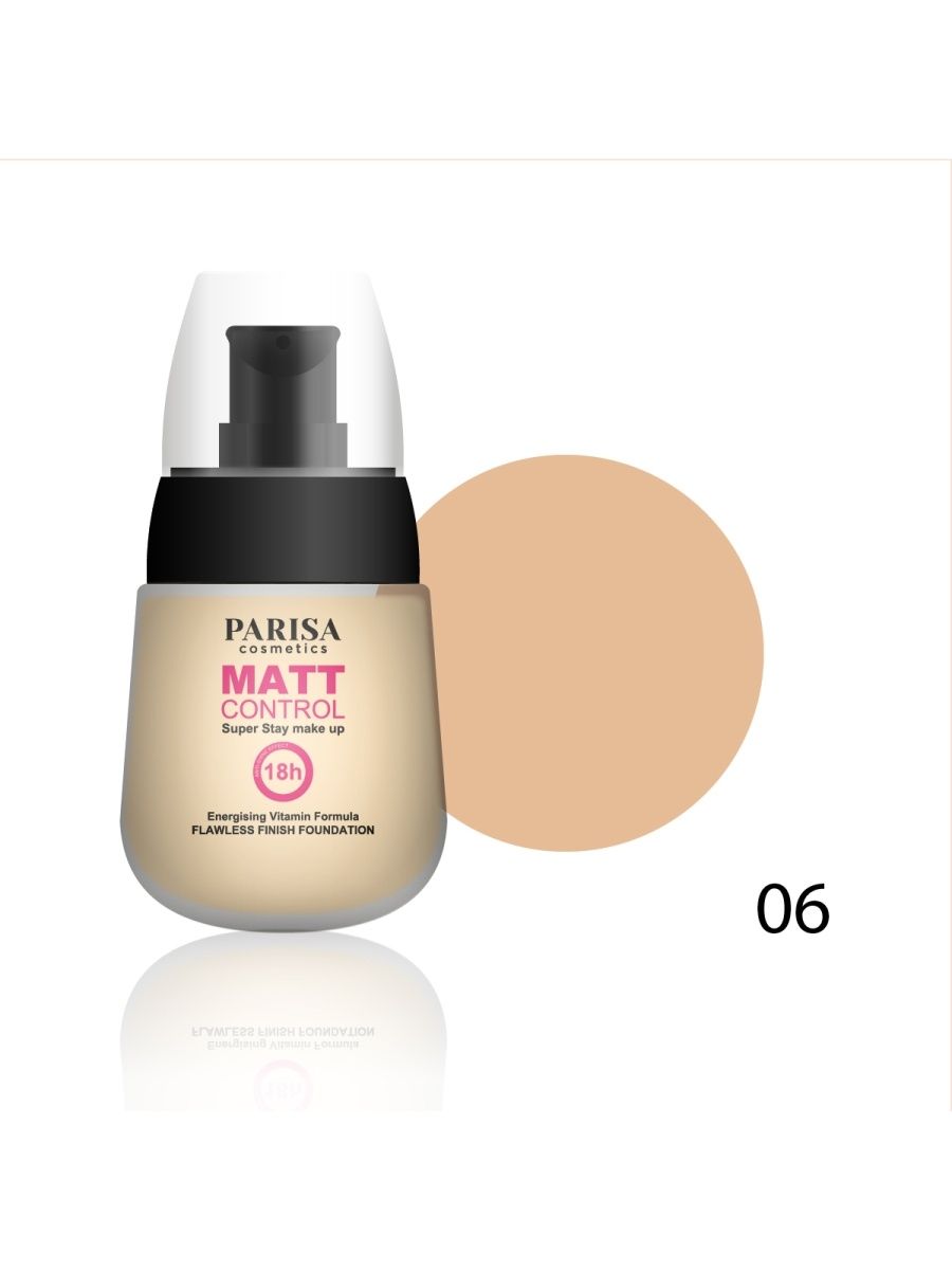 Тональный крем Parisa Matt Control свотчи. Matt Cream Haircode. Тональный крем Matt цена.