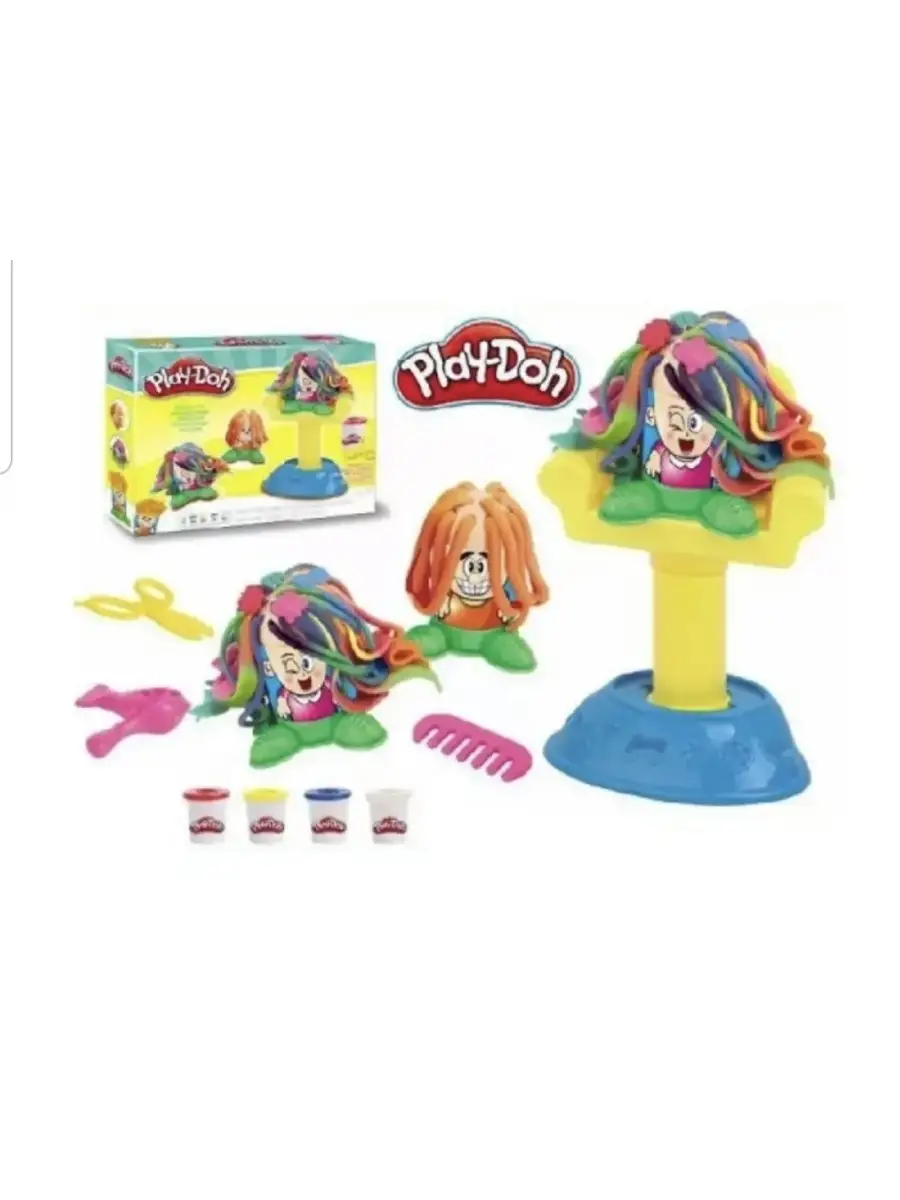 Набор для лепки Play-Doh Сумасшедшие прически F12605L0