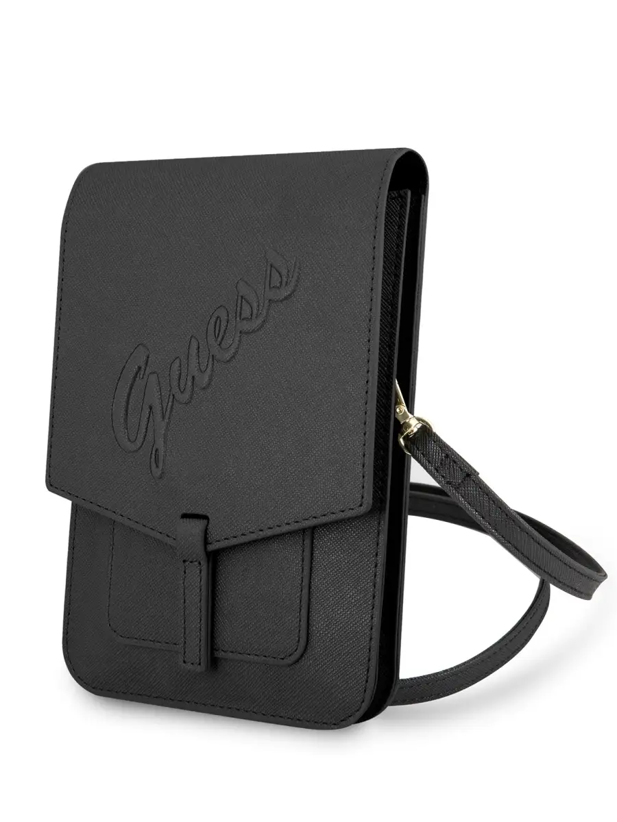 Чехол сумка для телефона до 165х80мм Wallet Bag Saffiano GUESS 39870255  купить в интернет-магазине Wildberries