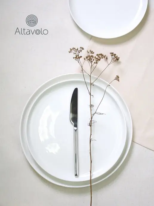 Altavolo Набор из 6 столовых ножей из нержавеющей стали в подарок, серый, фото 3