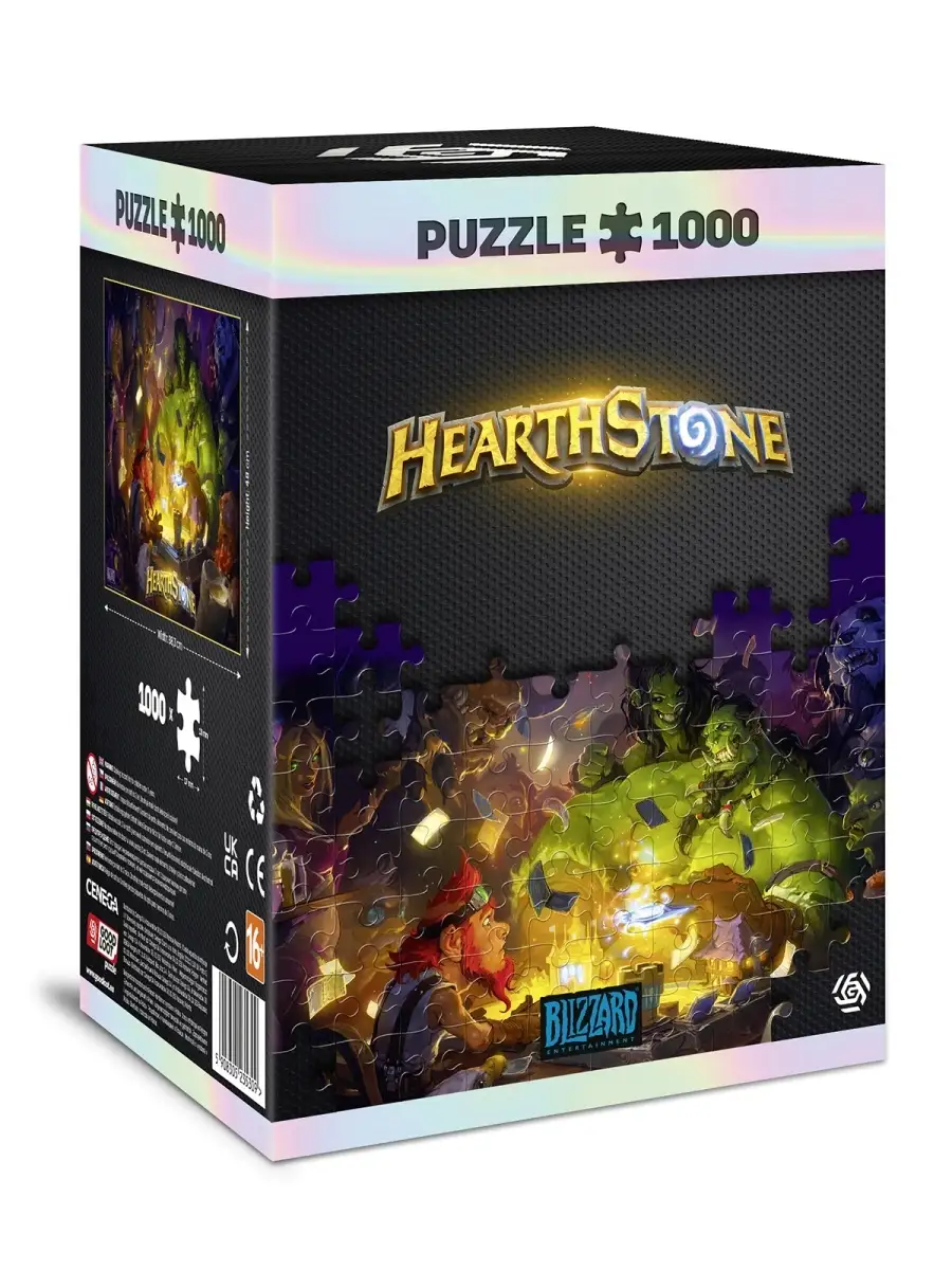 Пазл/Hearthstone Heroes of Warcraft - 1000 элементов/World of Warcraft GOOD  LOOT 40014167 купить в интернет-магазине Wildberries