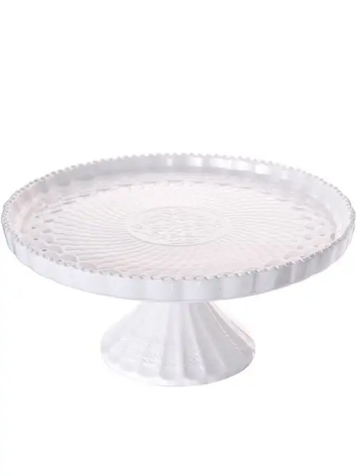 Тортовница с крышкой на ножке - фото 8