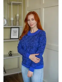 Джемпер вязаный с рисунком ANRI kninwear 40025445 купить за 2 189 ₽ в интернет-магазине Wildberries