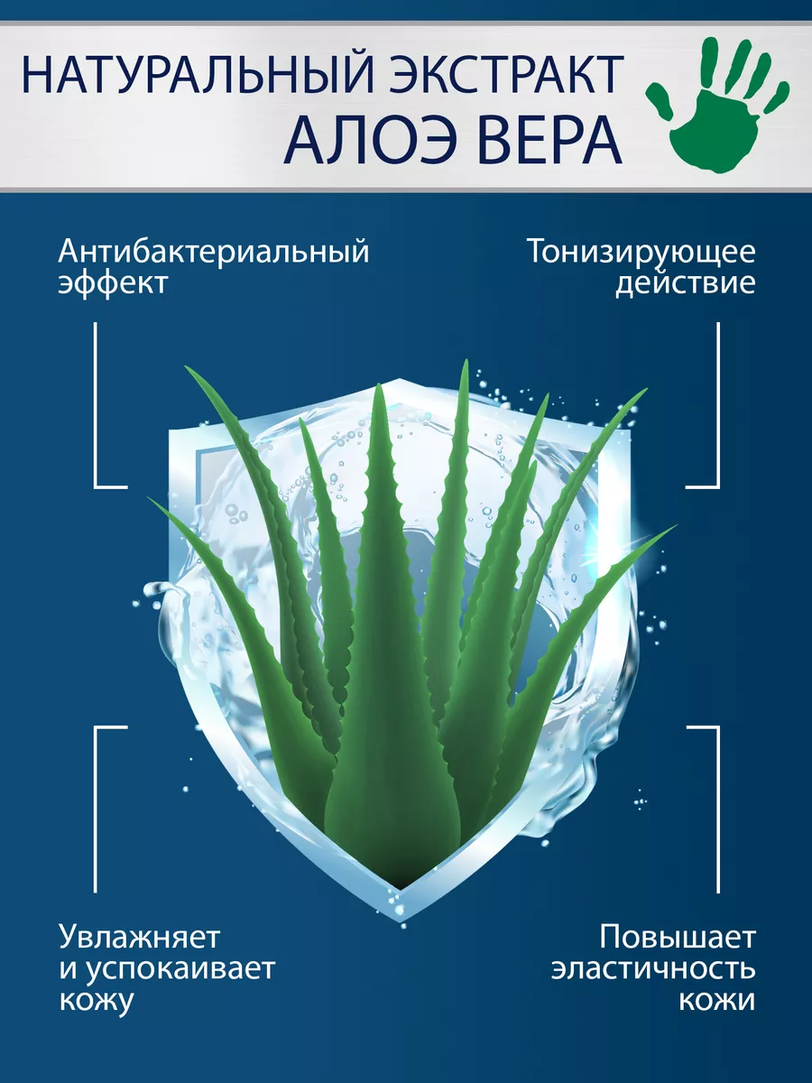 Жидкое мыло антибактериальное с экстрактом Алоэ, 2500мл Aura 40114626  купить за 481 ₽ в интернет-магазине Wildberries