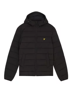 Куртка пуховик демисезонный короткий с капюшоном Lyle & Scott 40123564 купить за 15 058 ₽ в интернет-магазине Wildberries