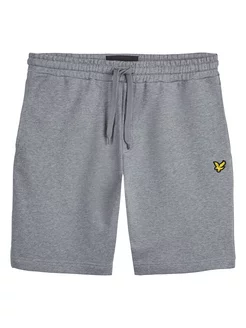 Шорты спортивные серые хлопок 100% Lyle & Scott 40143875 купить за 1 807 ₽ в интернет-магазине Wildberries