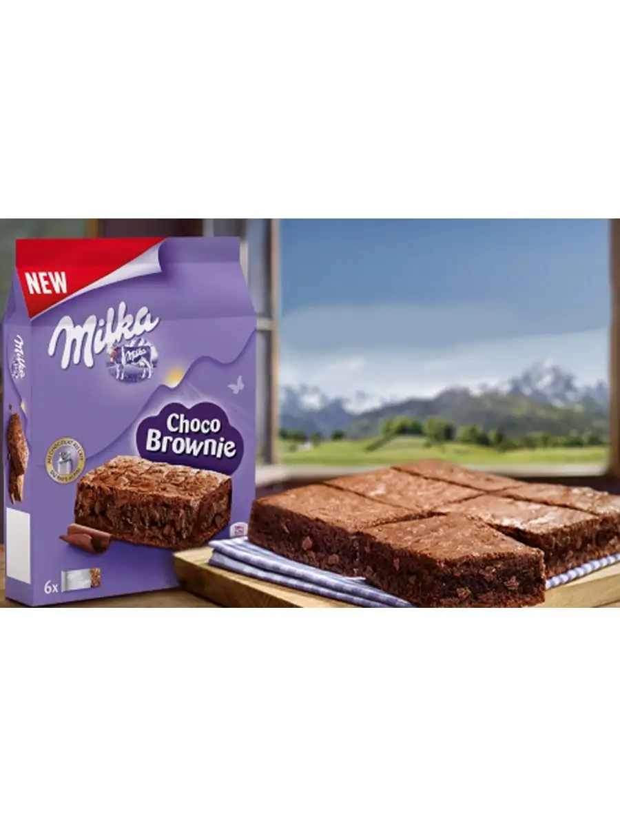 Бисквит Милка Чоко Брауни / Milka Choco Brownie 150 гр. Milka Germany  40144892 купить в интернет-магазине Wildberries