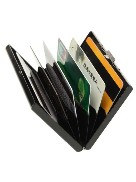 CardMe Кредитница, футляр для карт с защитой от считывания данных, черный, фото 4