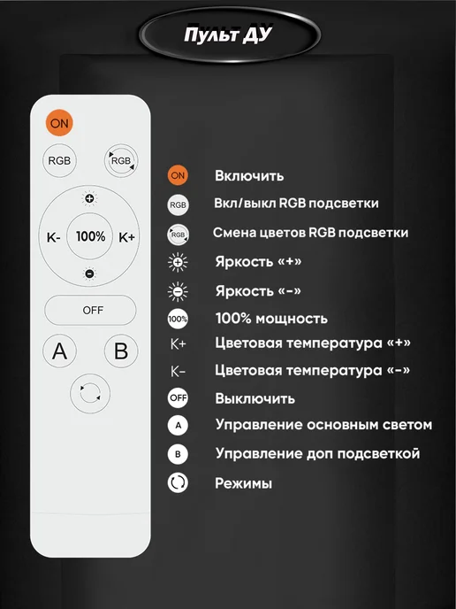 Семь огней Люстра полочная светодиодная для спальни гостиной и кухни, белый, фото 7
