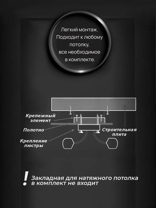 Семь огней Люстра потолочная светодиодная RGB для спальни, вариант, фото 8