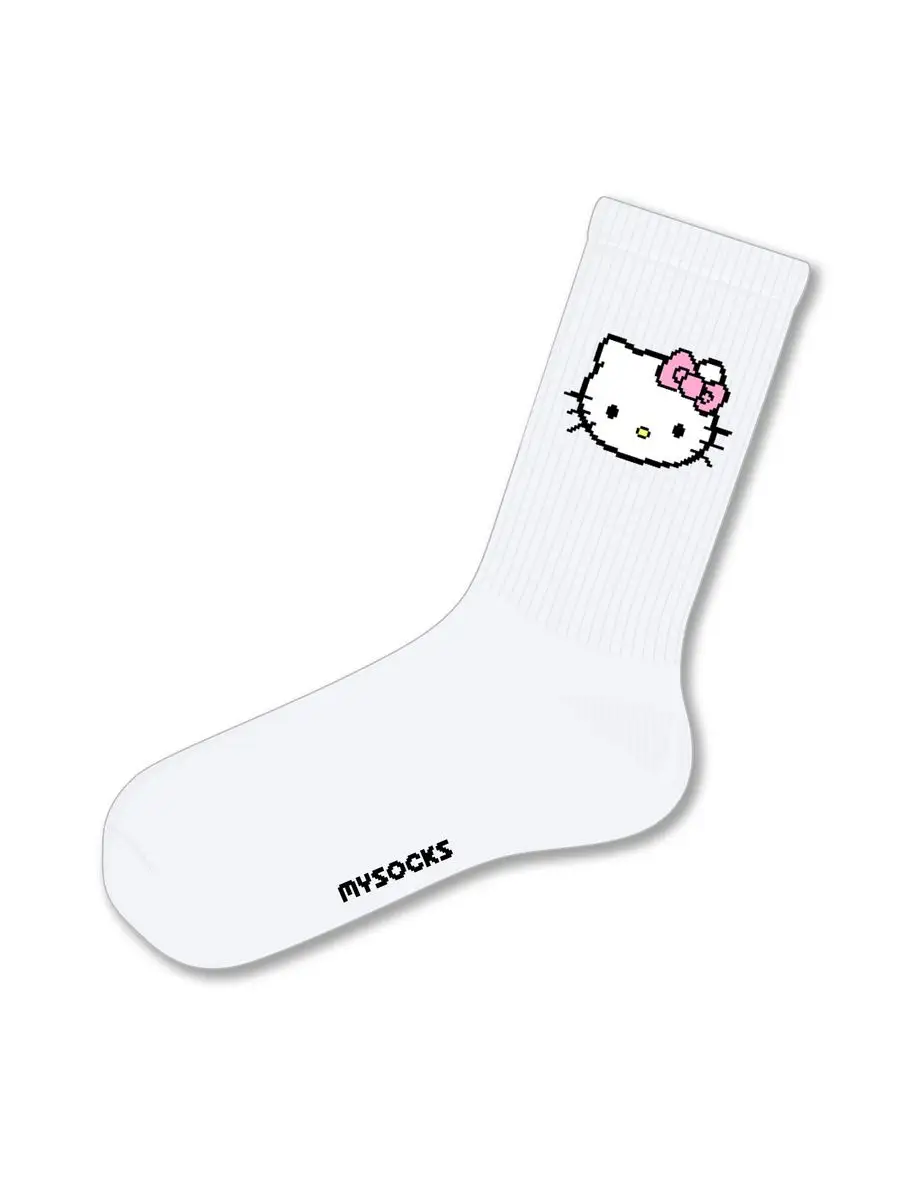 Носки с принтом Хеллоу Китти Куроми Hello Kitty MySocks 40225606 купить за  195 ₽ в интернет-магазине Wildberries