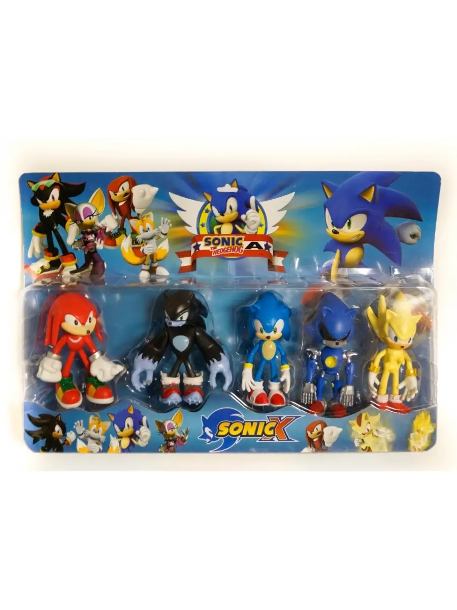 Набор фигурок Соник Икс 12 см Sonic X GiftMix 40318159 купить за 857 ₽ в  интернет-магазине Wildberries