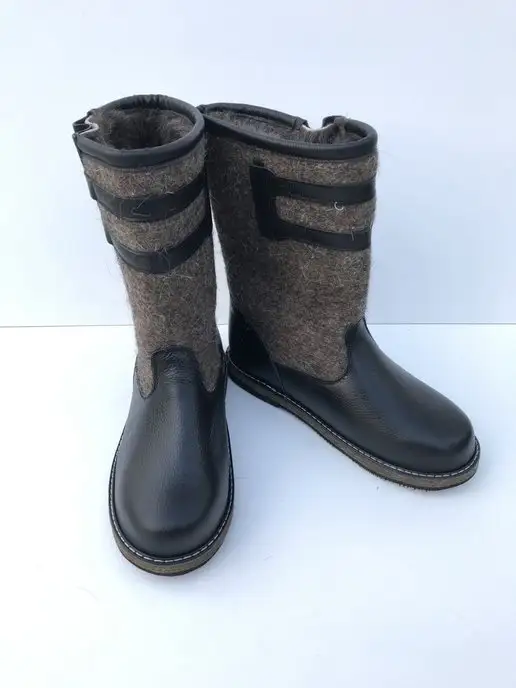 Мир унт Унты с натуральным мехом, серый, фото 4