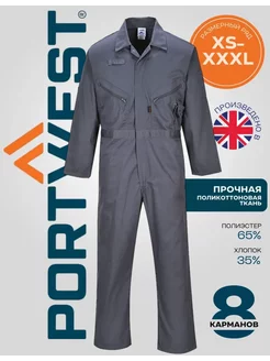 Рабочий комбинезон летний на молнии Спецодежда Portwest 40393804 купить за 2 956 ₽ в интернет-магазине Wildberries