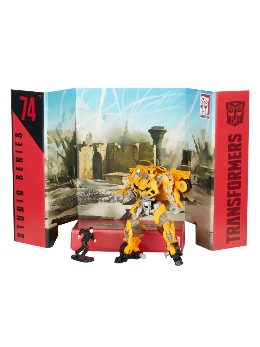 Игрушка Трансформеры Студио Класс Делюкс Бамблби с Сэмом Уитвики  TRANSFORMERS F0787 Transformers 40420501 купить в интернет-магазине  Wildberries