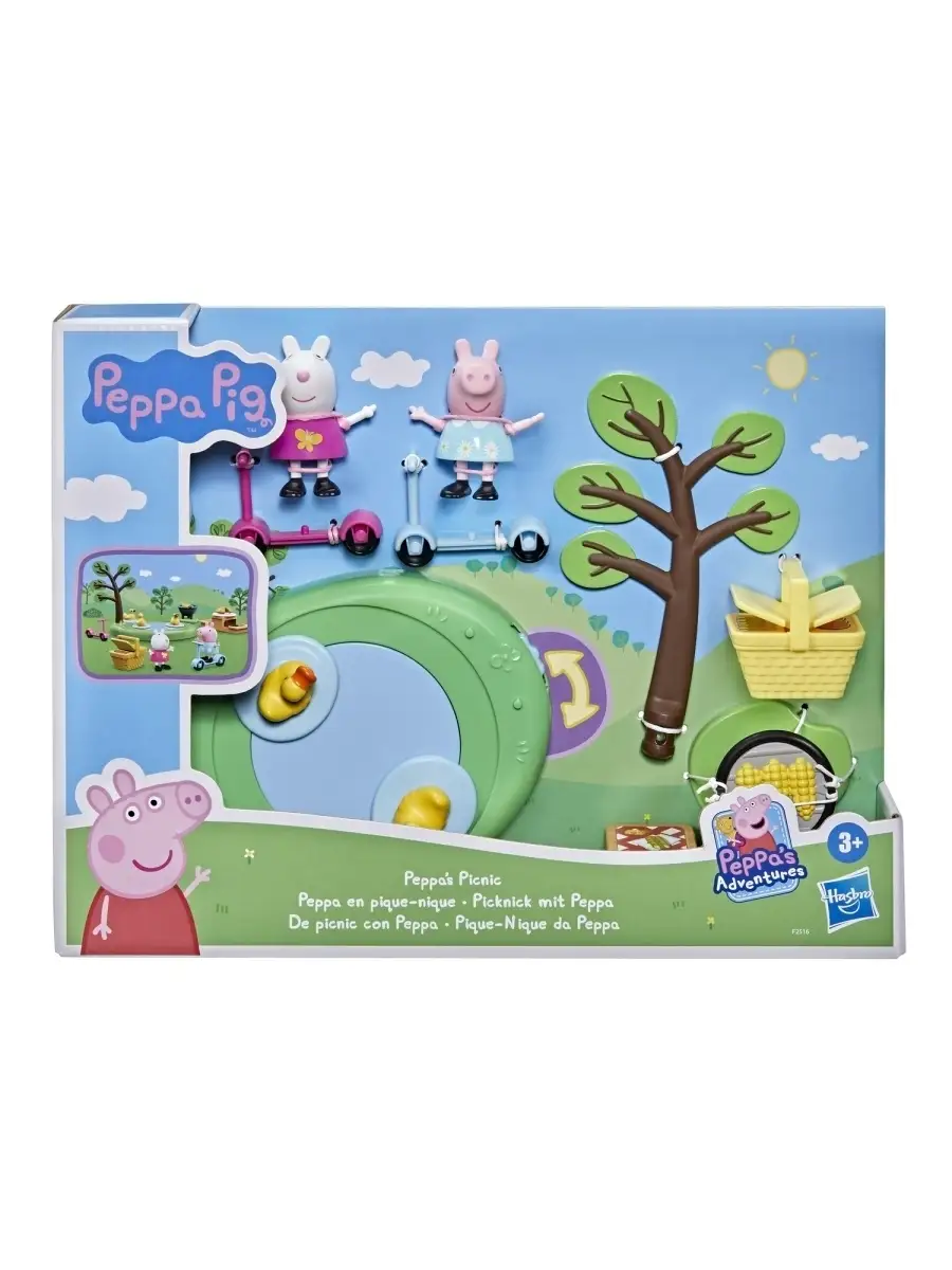 Игровой набор Свинка Пеппа Пикник PEPPA PIG F2516 Peppa Pig 40420525 купить  в интернет-магазине Wildberries