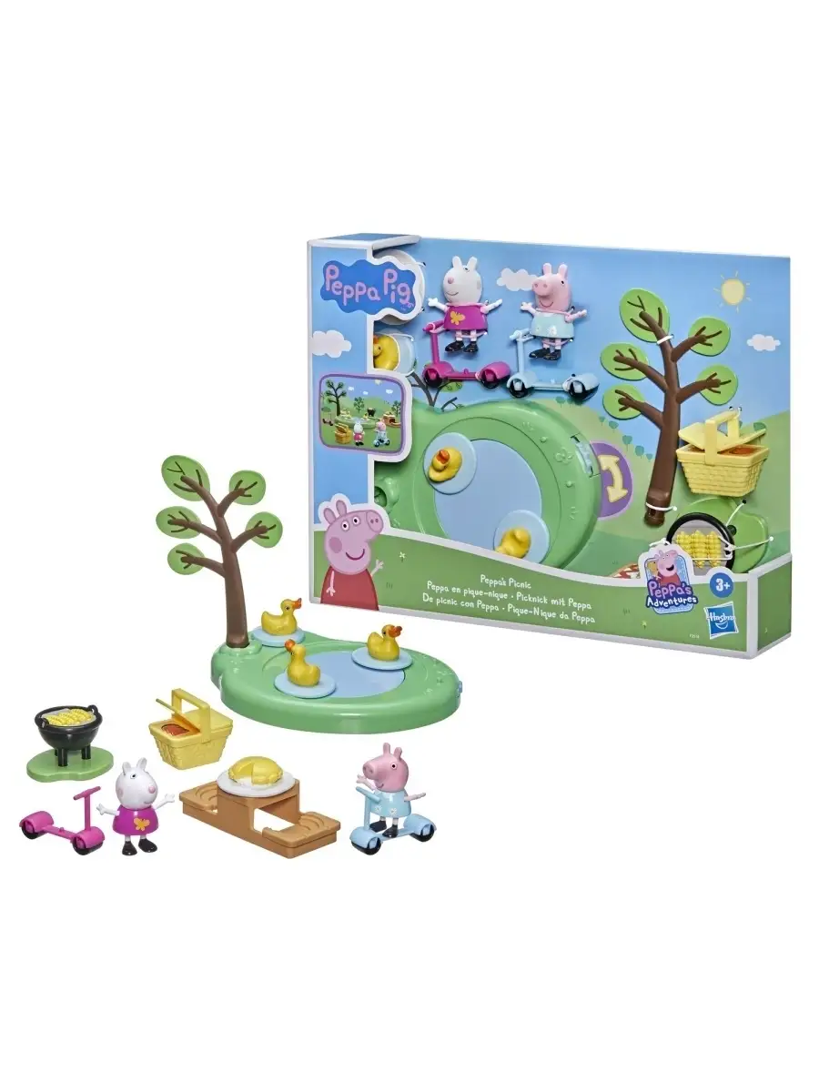 Игровой набор Свинка Пеппа Пикник PEPPA PIG F2516 Peppa Pig 40420525 купить  в интернет-магазине Wildberries