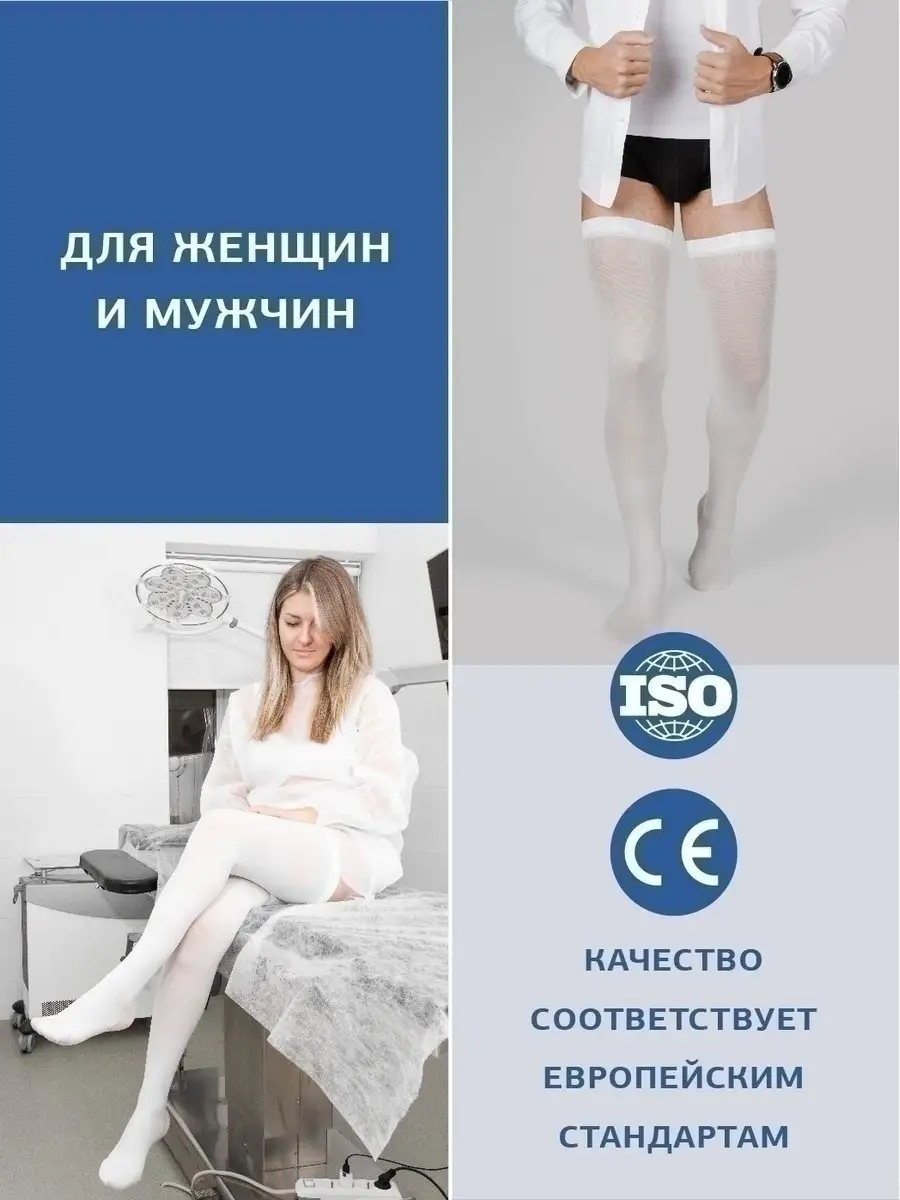 Компрессионные чулки 1 класса компрессии Heeber 40435840 купить за 753 ₽ в  интернет-магазине Wildberries