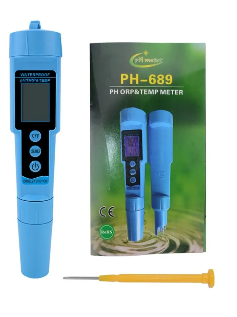 Water Test Прибор 3 в 1 для анализа воды в домашних условиях рН-689