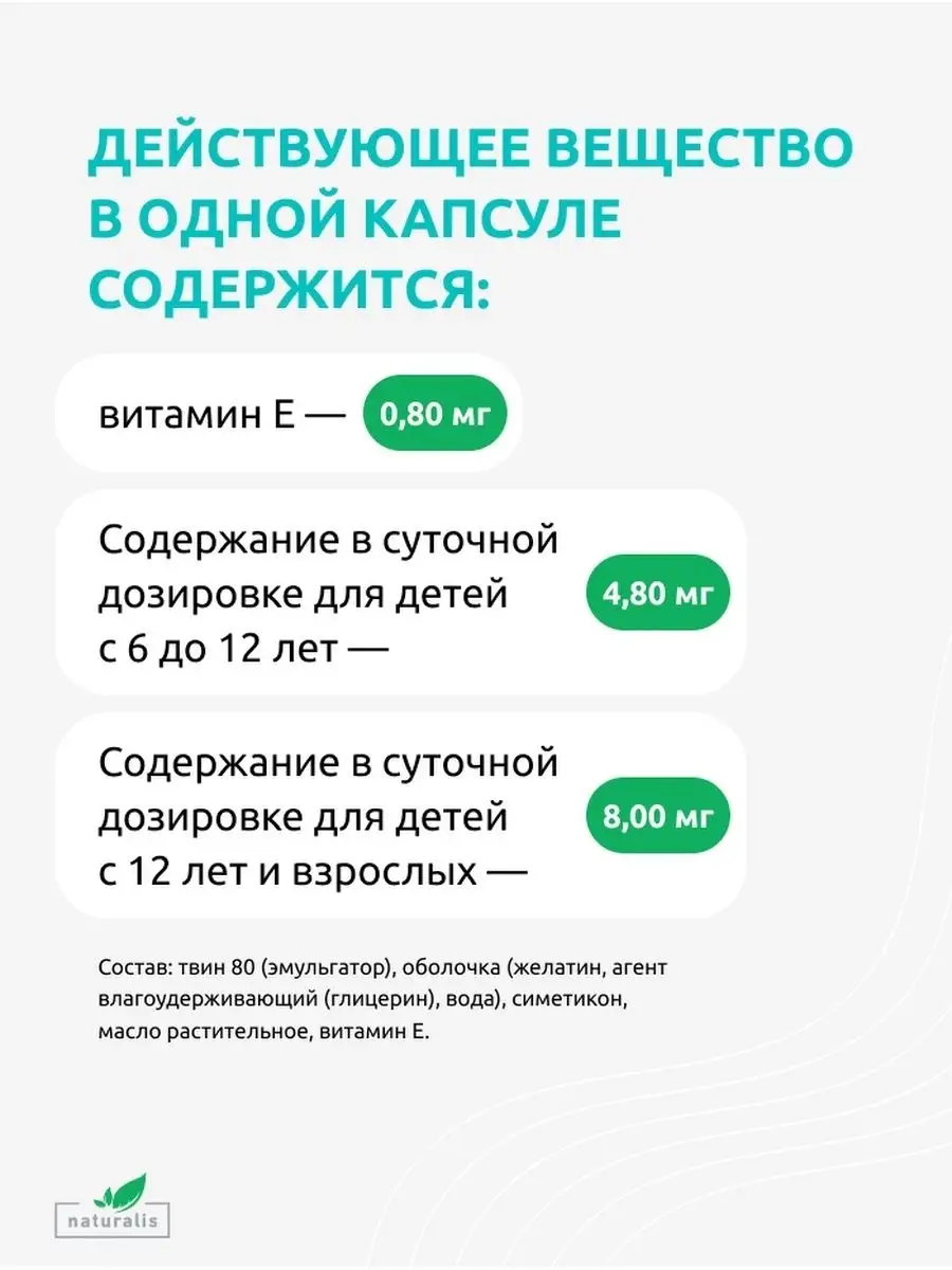 Симетикон от вздутия живота и коликов Натуралис 40502204 купить в  интернет-магазине Wildberries