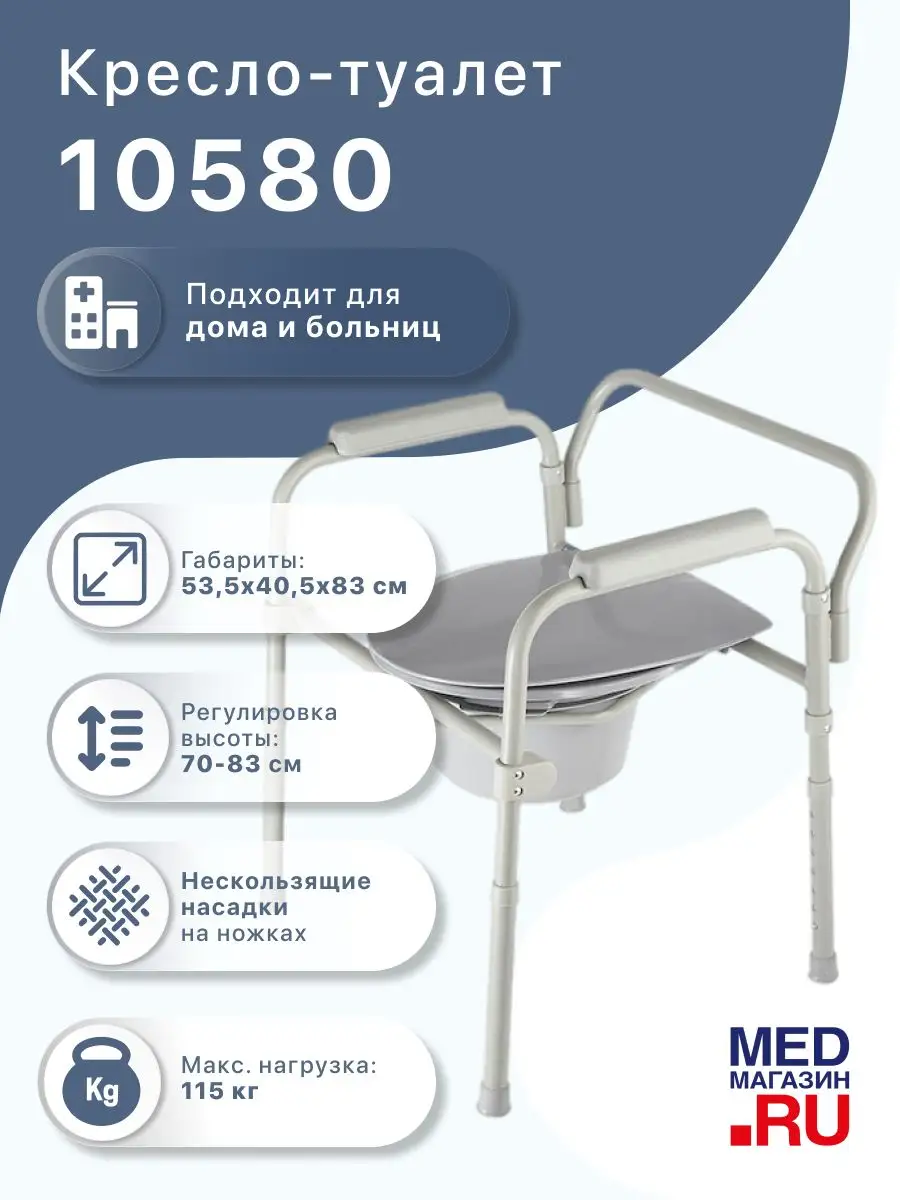 Кресло-туалеты для инвалидов купить в магазине Медтехника №1