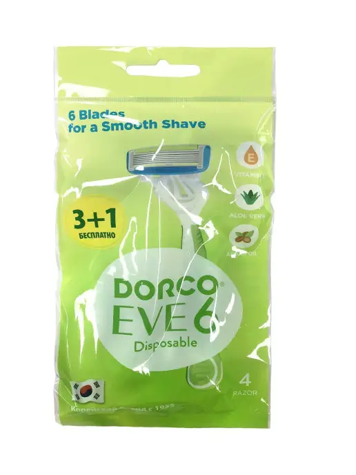 DORCO Станок для бритья женский одноразовый 4 шт, 4 шт, фото 6